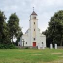 Podlaskie - Zawady - Nowe Chlebiotki 30 - Kościół św. Antoniego - Front;daleko